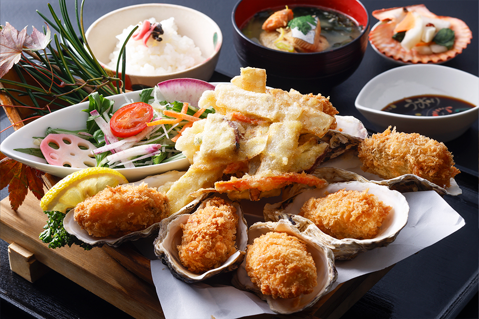 牡蠣フライ定食