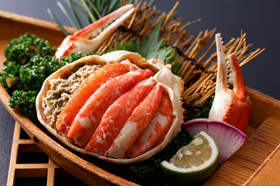 セコ蟹 甲羅盛り